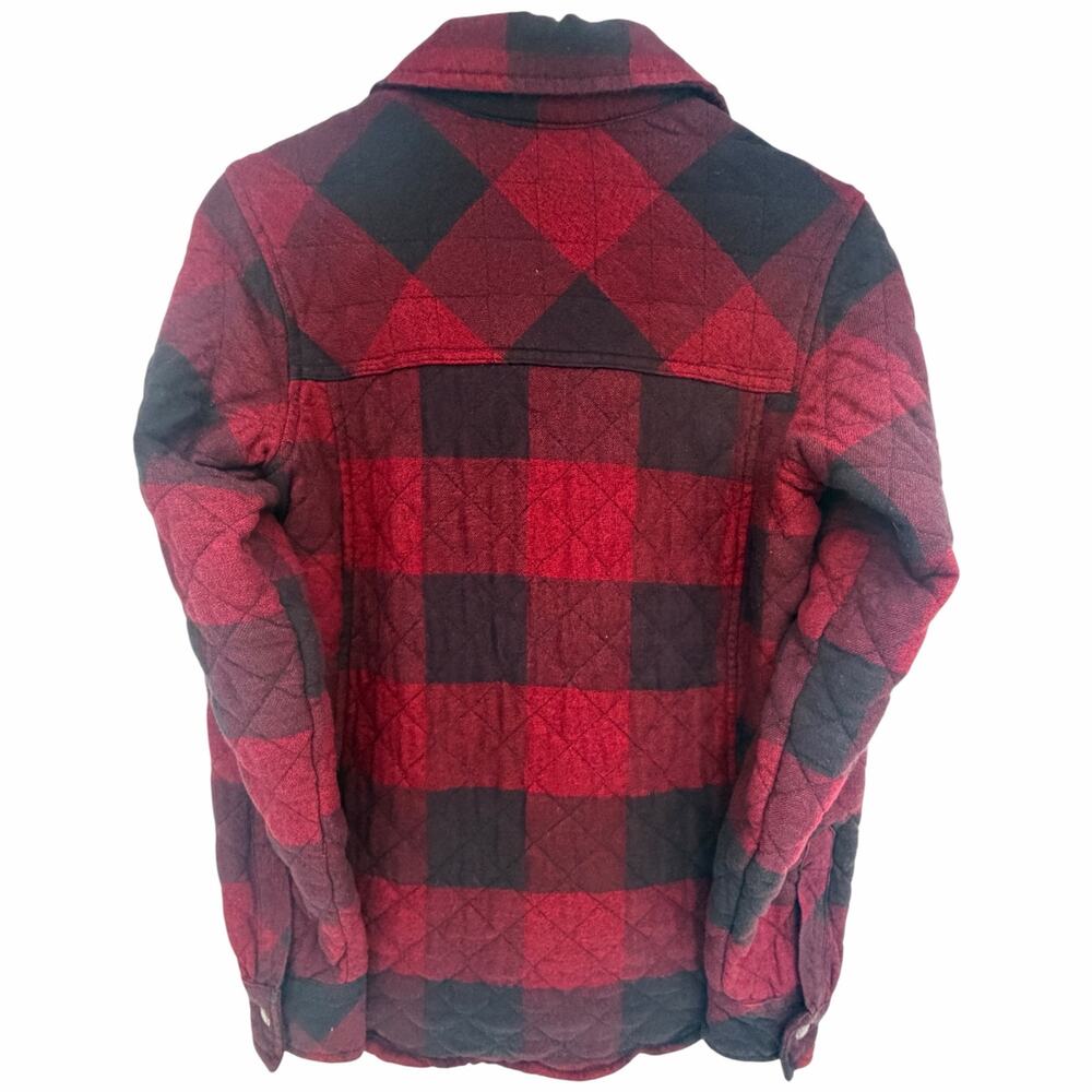 Dickies Quilted Buffalo Plaid Shirt Jacket Women's Small - Picture 2 of 7